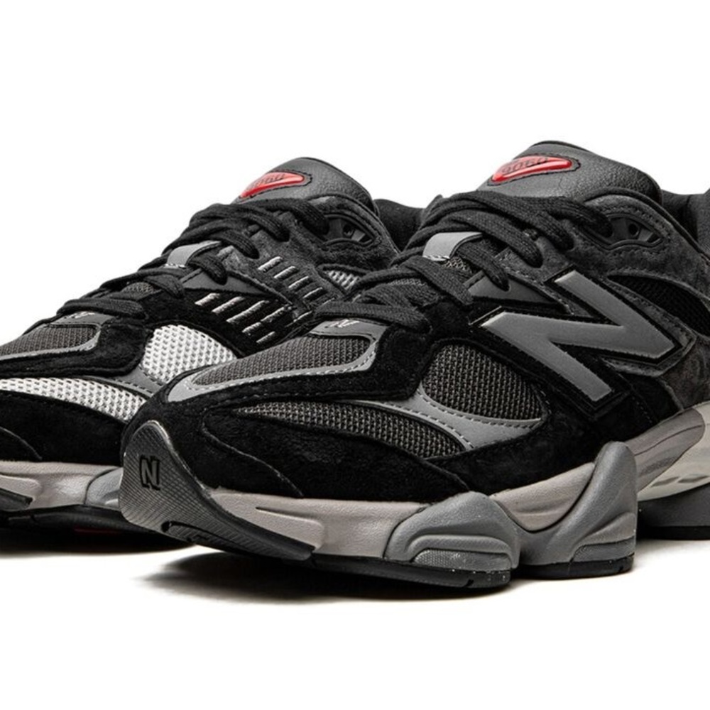 New Balance 9060 Black and Gray Athletic Shoes